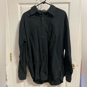 Black Button Down Shirt